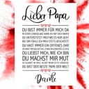 Close Up Poster Lieber Papa Kunstdruck 30x40 cm Bild 2