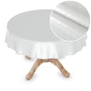 ANRO Tischdecke Wachstuchtischdecke MIMOSA Gartentischdecke Rund 100cm PVC-Beschichtung Bild 2