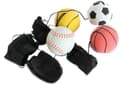 ELLUG Spielball 4er Set mit Armband & Schnur - 6cm Springball Bild 2