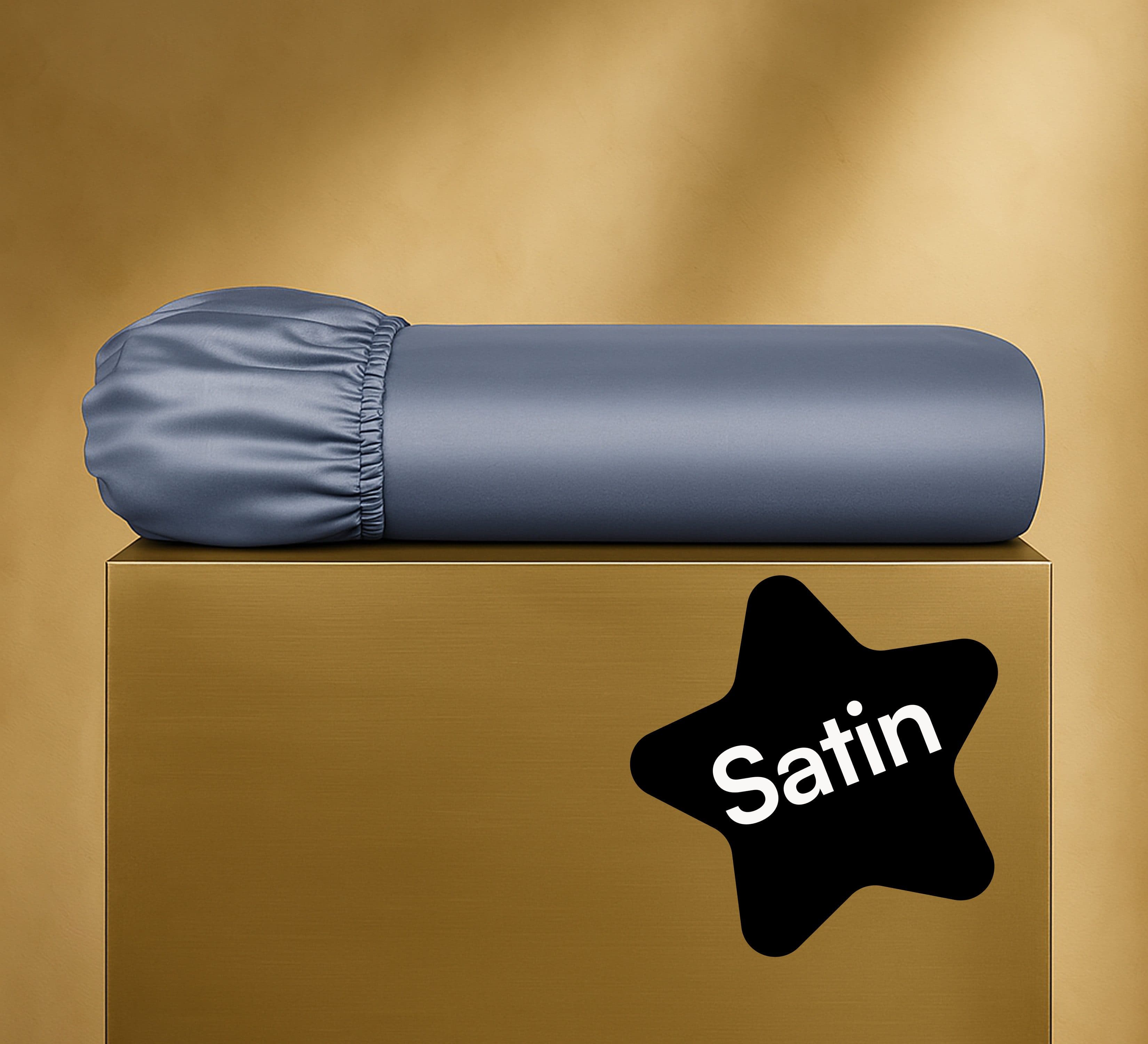 Seralino Spannbettlaken Mako Satin Bio-Baumwolle Gummizug Rundum - Bild 2