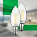 Briloner Leuchten LED-Leuchtmittel E14 Warmweiß 2,5W 2er Set Bild 2