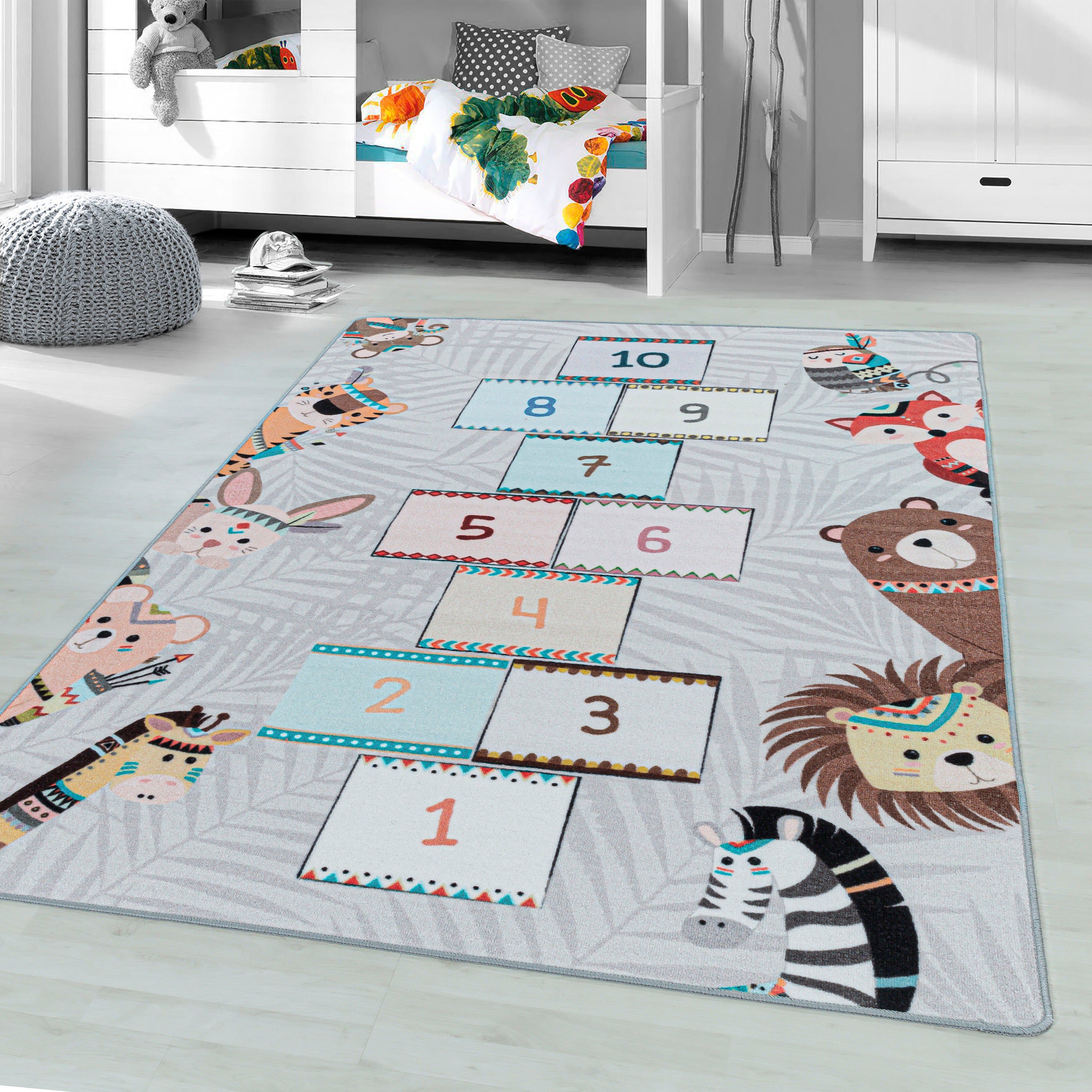 Ayyildiz Teppiche Kinderteppich PLAY 2903 Grau Robuster Kurzflor - Bild 2