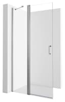 GOEZES Walk-in-Duschwand Glas mit Nano-Beschichtung Silber Bild 2