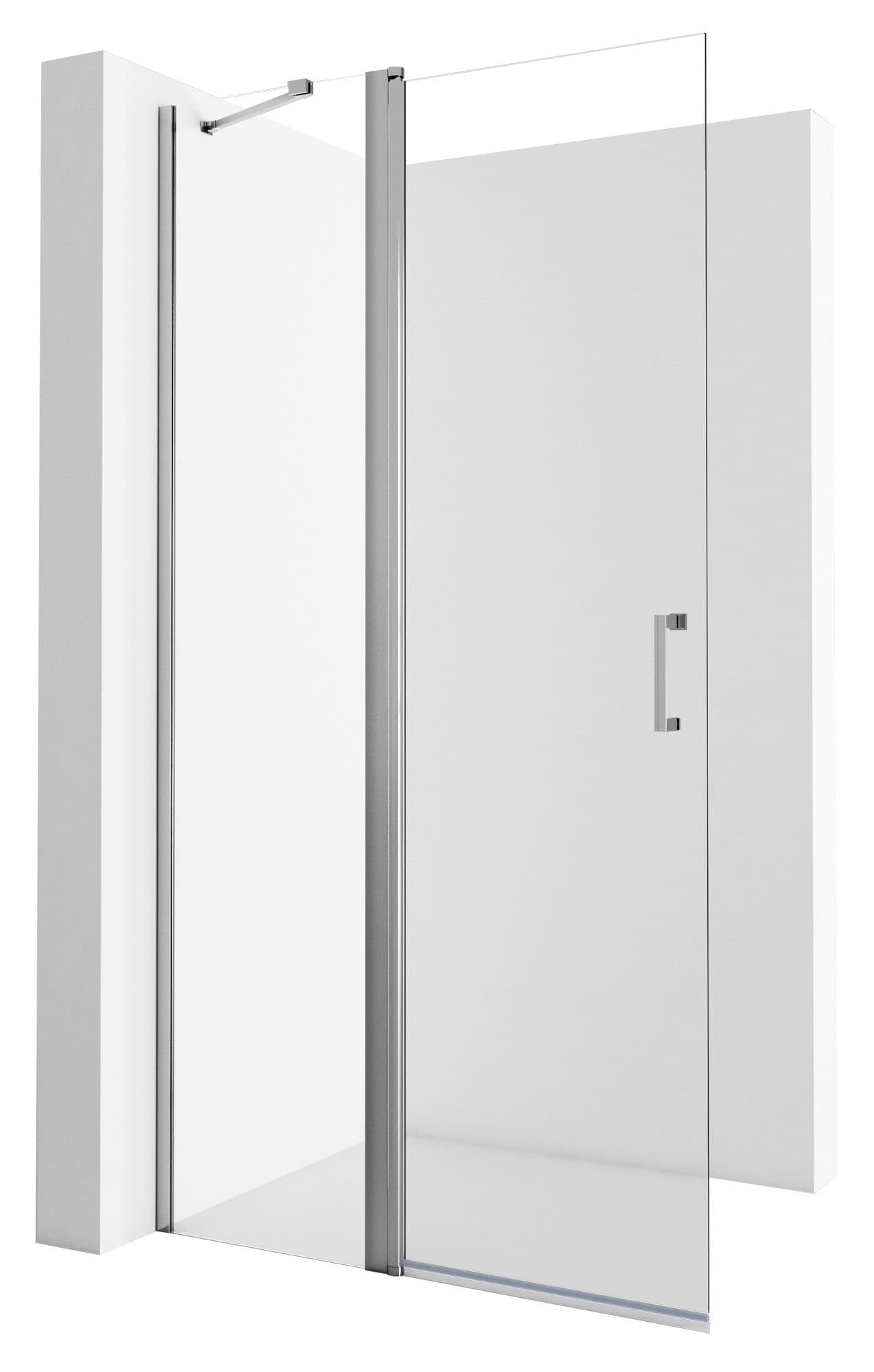 GOEZES Walk-in-Duschwand Glas mit Nano-Beschichtung Silber - Bild 2