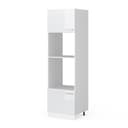 Vicco Mikrowellenumbauschrank R-Line Weiß Hochglanz Modern Bild 2