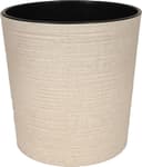 Heimwerkercenter Übertopf MePla Malwa Strip ECO 19cm Creme Bild 2