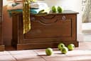 OTTO HOME Klera Schuhtruhe Massivholz Kiefer Braun Landhaus Bild 2