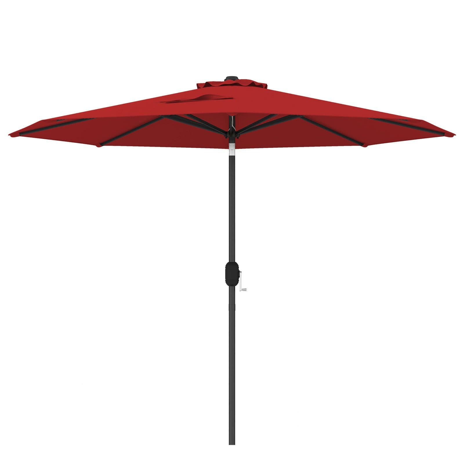 COSTWAY Sonnenschirm Rot 270cm neigbar - Bild 2