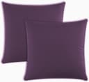 Müskaan Kissenbezug Mikrofaser 2er Pack mit Reißverschluss Violett Bild 2