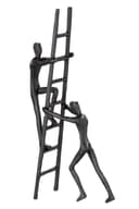 GILDE Skulptur TEAMWORK Braun Eisen Dekofigur Bild 2