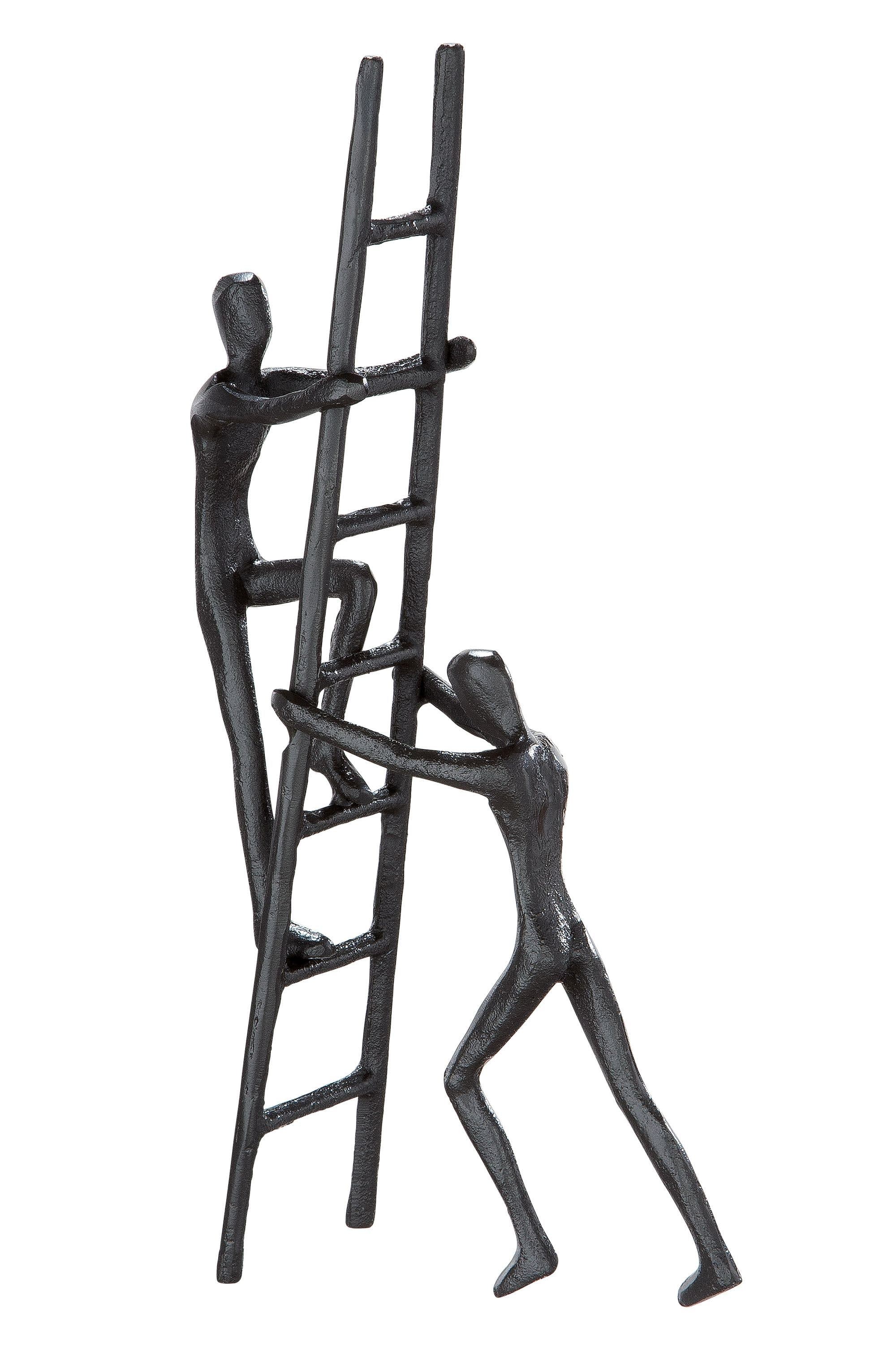 GILDE Skulptur TEAMWORK Braun Eisen Dekofigur - Bild 2