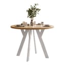 Lookway Esstisch VOLTA LOFT Runder ausziehbarer Tisch Eiche Bild 2