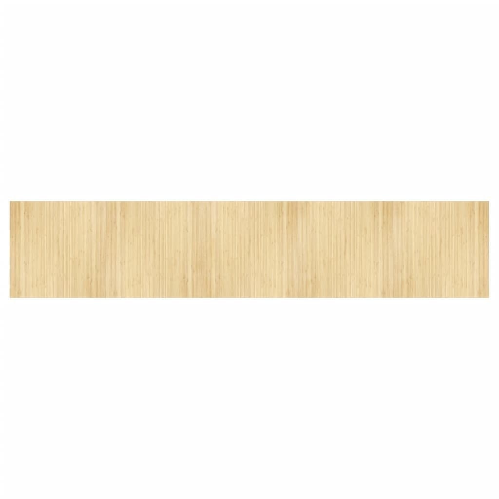 vidaXL Bambusteppich Rechteckig Hell Natur 100x500 cm - Bild 2