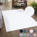 Carpet City Shaggy Teppich Hochflor 30mm Weiß Rechteckig Bild 2