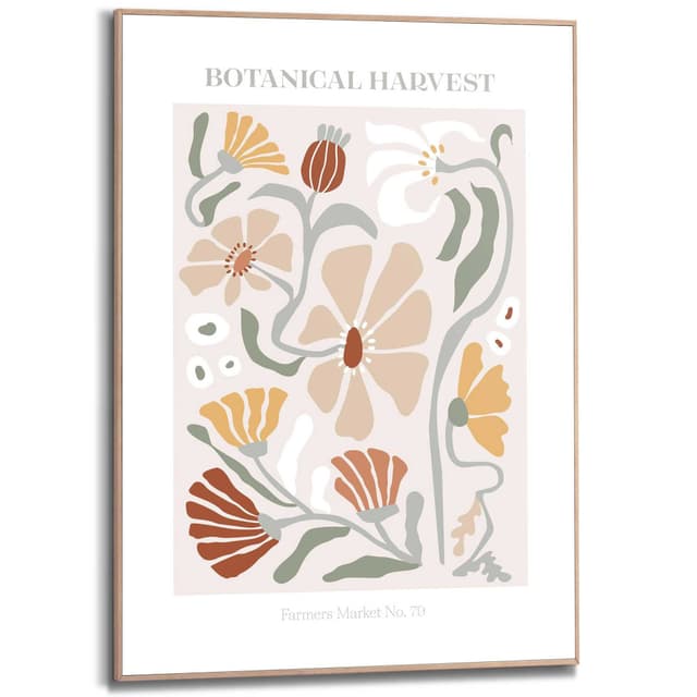 Reinders! Bild mit Rahmen Botanical Harvest Holz Bunt