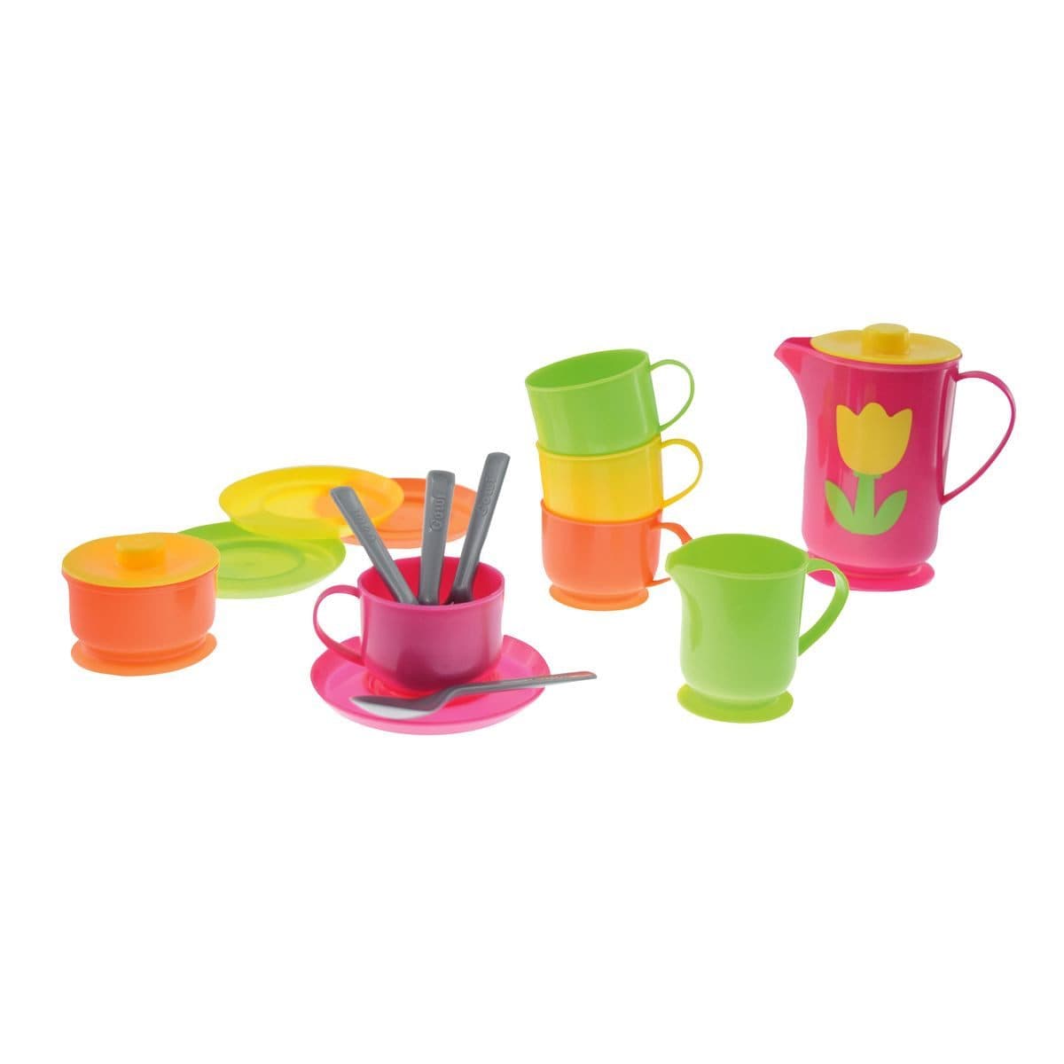 GOWI Sandform-Set Kaffeeservice Paris mehrfarbig 17 Teile