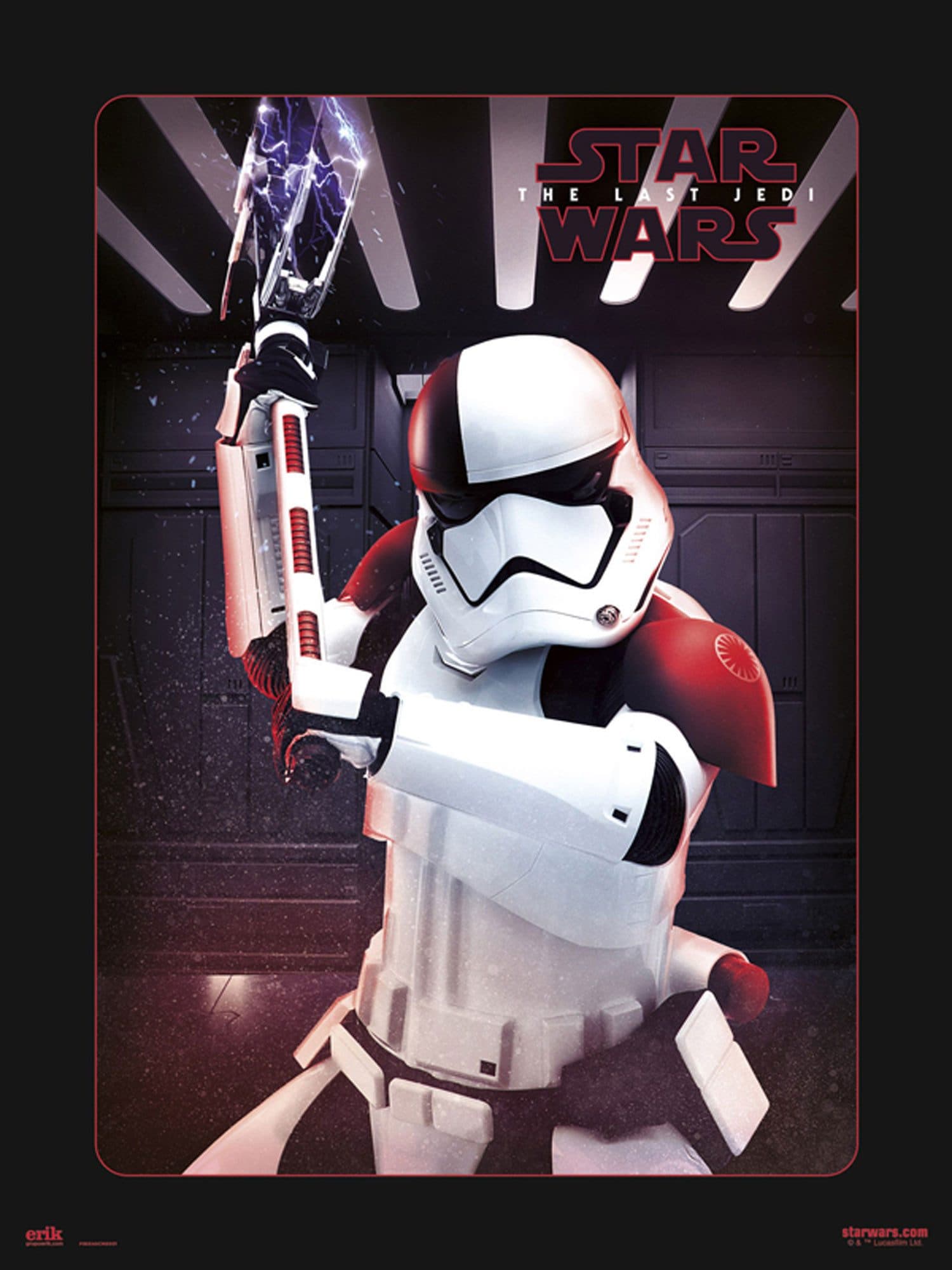 Kunstdruck Star Wars Executioner Trooper 30x40 cm