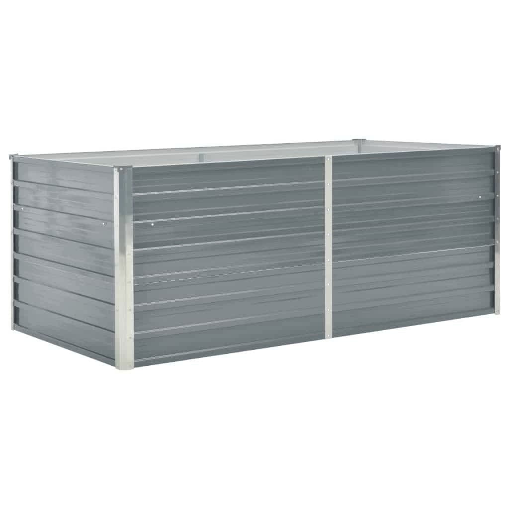 DOTMALL Hochbeet 160x80x45cm Verzinkter Stahl Grau - Bild 2