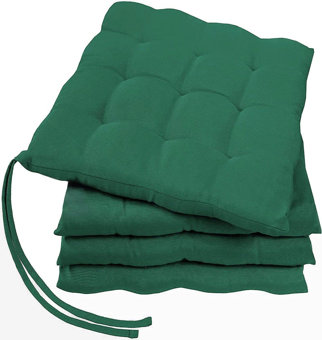 GREEN MARK Textilien Sitzkissen 4er-Set Dunkelgrün - Bild 2