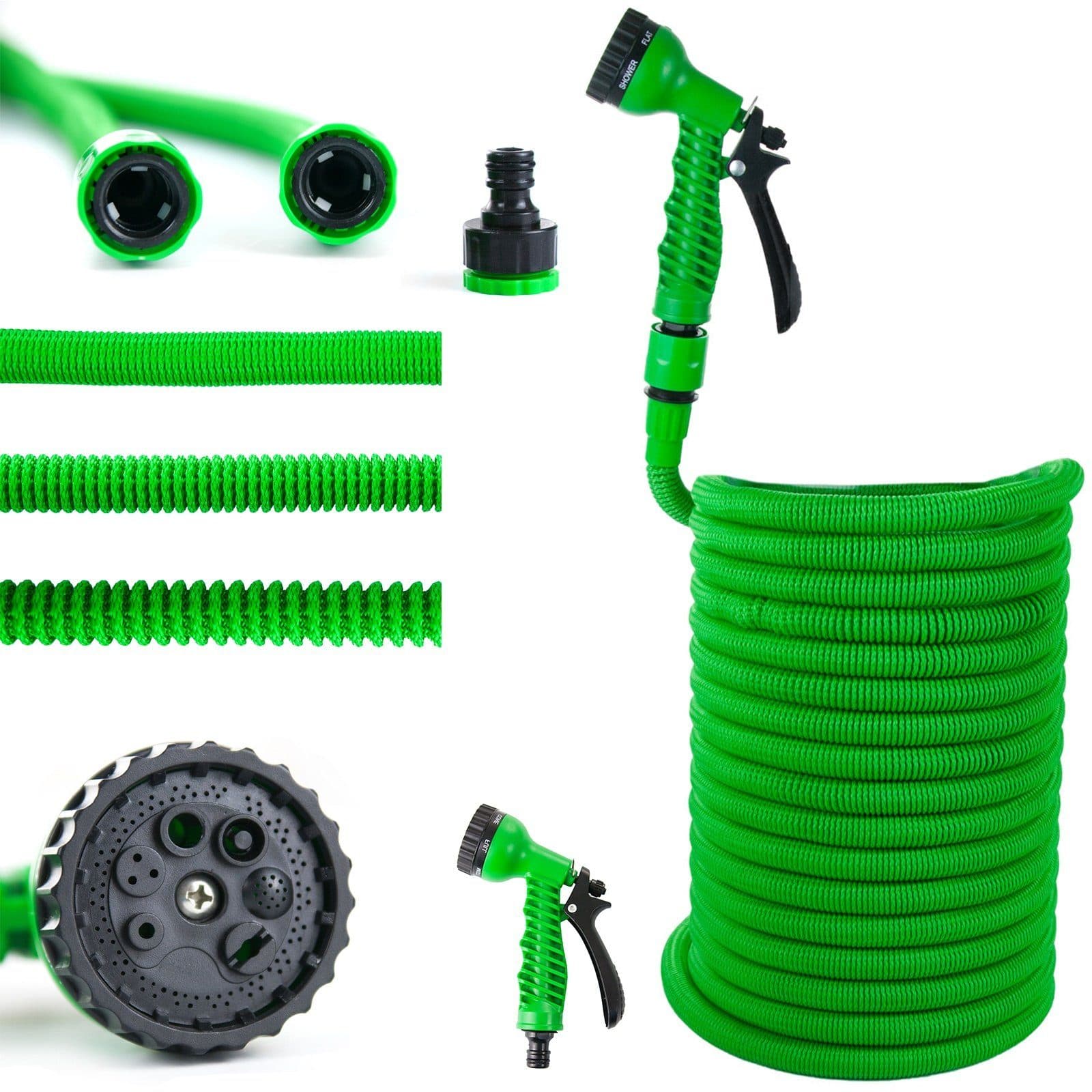 Grafner Premium Gartenschlauch 30m Dehnbar mit Multifunktionsbrause - Bild 2