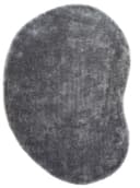 Bruno Banani Hochflor-Teppich Dana Bean Shape Grau U-förmig Uni Bild 2