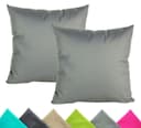 JACK Kissenbezug 2er Set Grau 40x40cm Outdoor wasserfest Bild 2