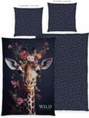 Herding Bettwäsche Wild Flowers Giraffe 100% Baumwolle Bild 2
