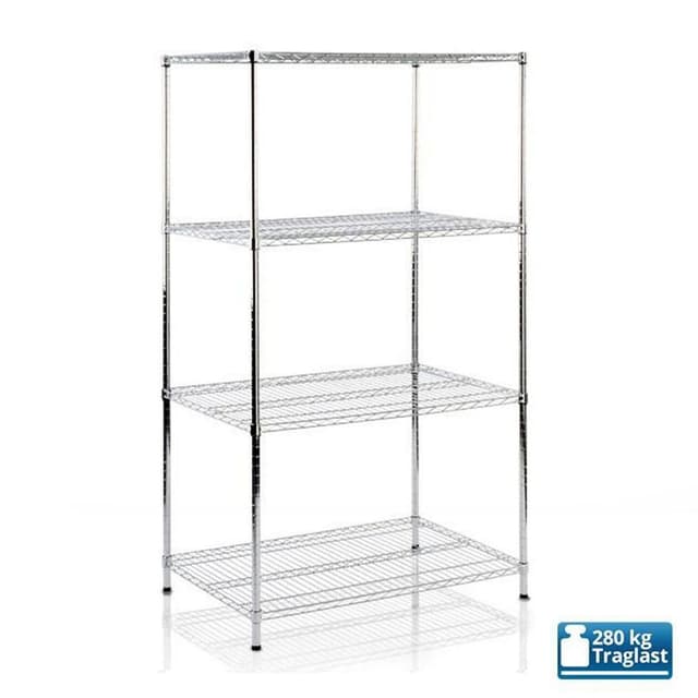Stahl-Standregal mit 3 Böden