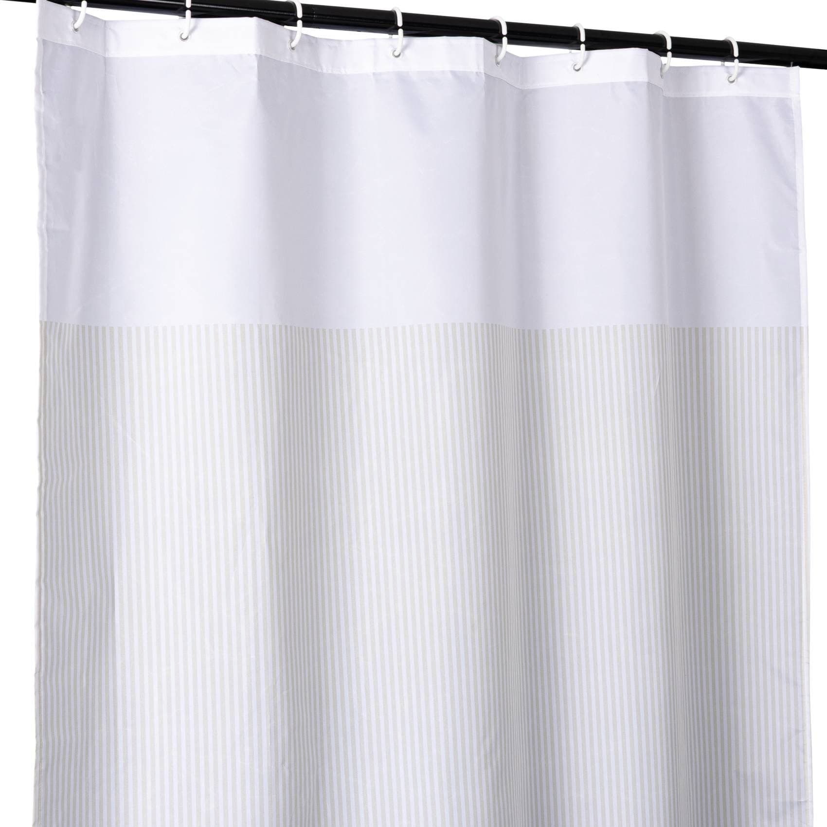 ANRO Duschvorhang FASTY Beige Polyester Anti-Schimmel - Bild 2