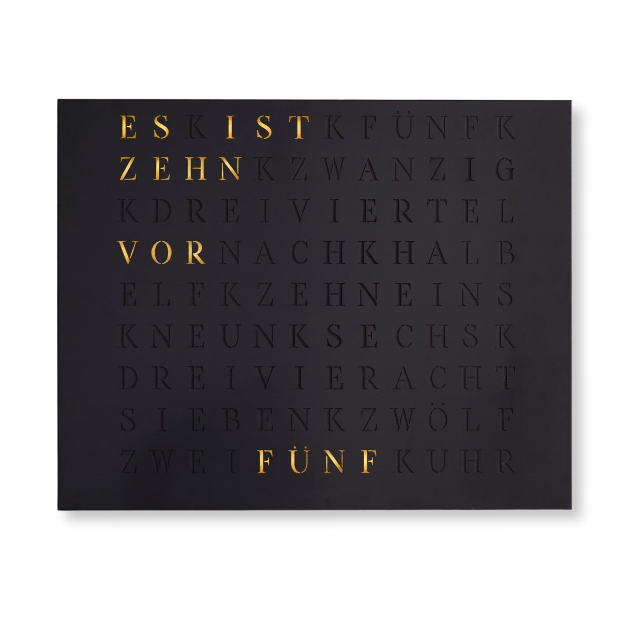 build-yours.de LED Wortuhr Jupiter - Smarte WordClock mit 16 Mio. Farben & WLAN - Bild 2