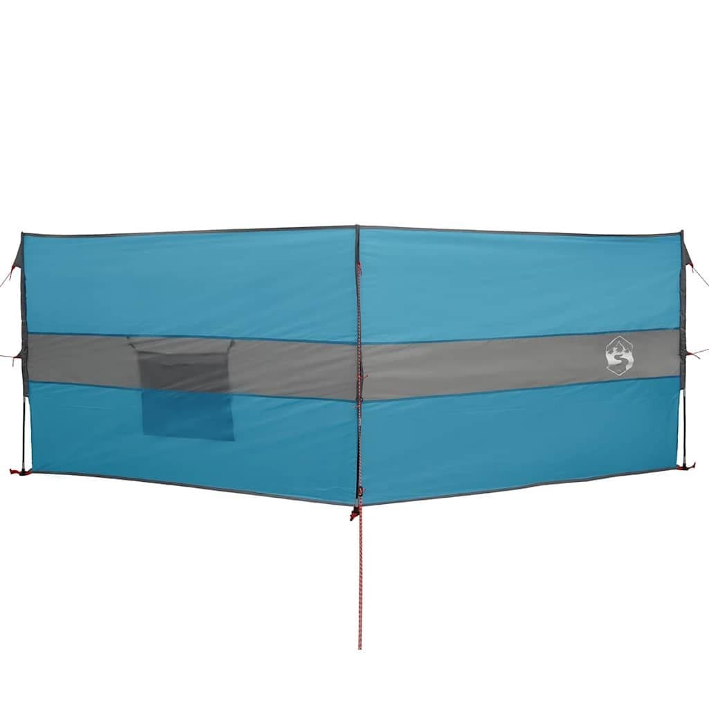 vidaXL Camping Windschutz Blau 344x120 cm Wasserdicht - Bild 2