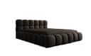 Luxusbetten24 Polsterbett Boston Samt Schwarz mit Stauraum Bild 2