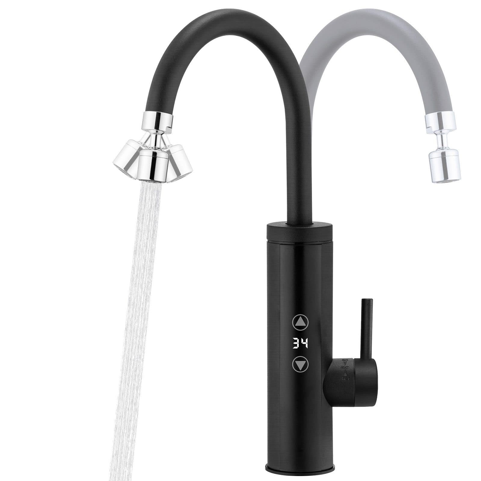 HOMELODY Küchenarmatur 360° drehbar, 3-Stufen Touchregelung, Schwarz - Bild 2