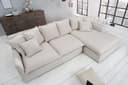 riess-ambiente Ecksofa HEAVEN L-Form rechts Natur Webstoff Bild 2