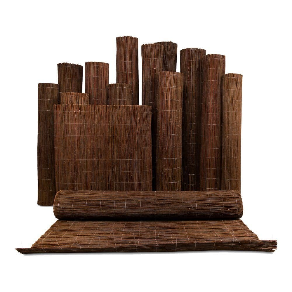Roysson Garden Weidenzaun Weidenmatte Sichtschutz 5 m / 80 cm - Bild 2