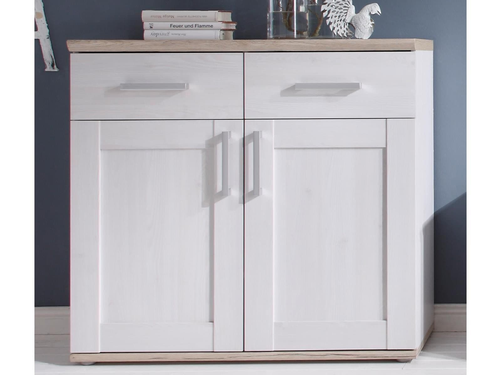 HBZ-MEBLE Schuhschrank Romance Landhausstil Weiß - Bild 2