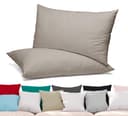 Beautex Kissenhüllen 2er Set Baumwolle Jersey 160g/m² Bild 2