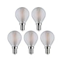 Paulmann LED-Leuchtmittel 5er Pack Tropfen 470lm 2700K matt 230V E14 Bild 2