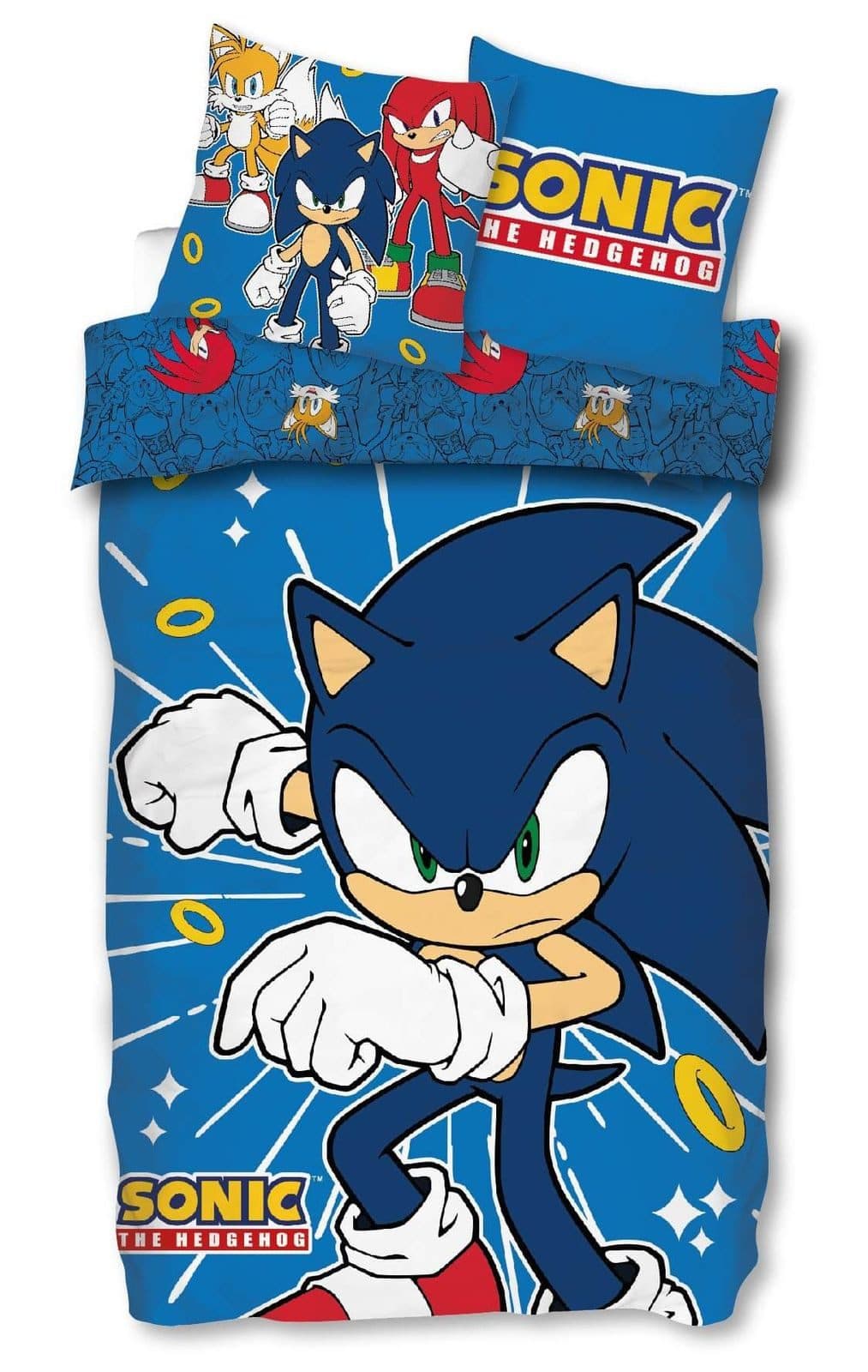 SkyBrands Bettwäsche Sonic the Hedgehog 100% Baumwolle Blau - Bild 2