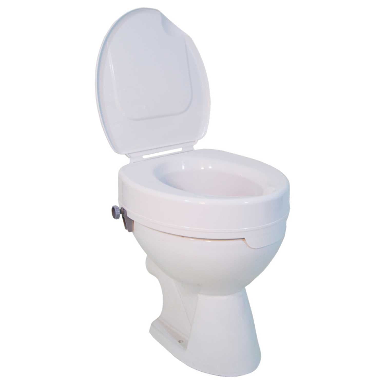 Drive Medical Toilettensitzerhöhung Ticco 2G mit Deckel Weiß