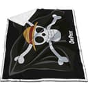 One Piece Anime Wohndecke Coral Fleece Piraten Design Bild 2