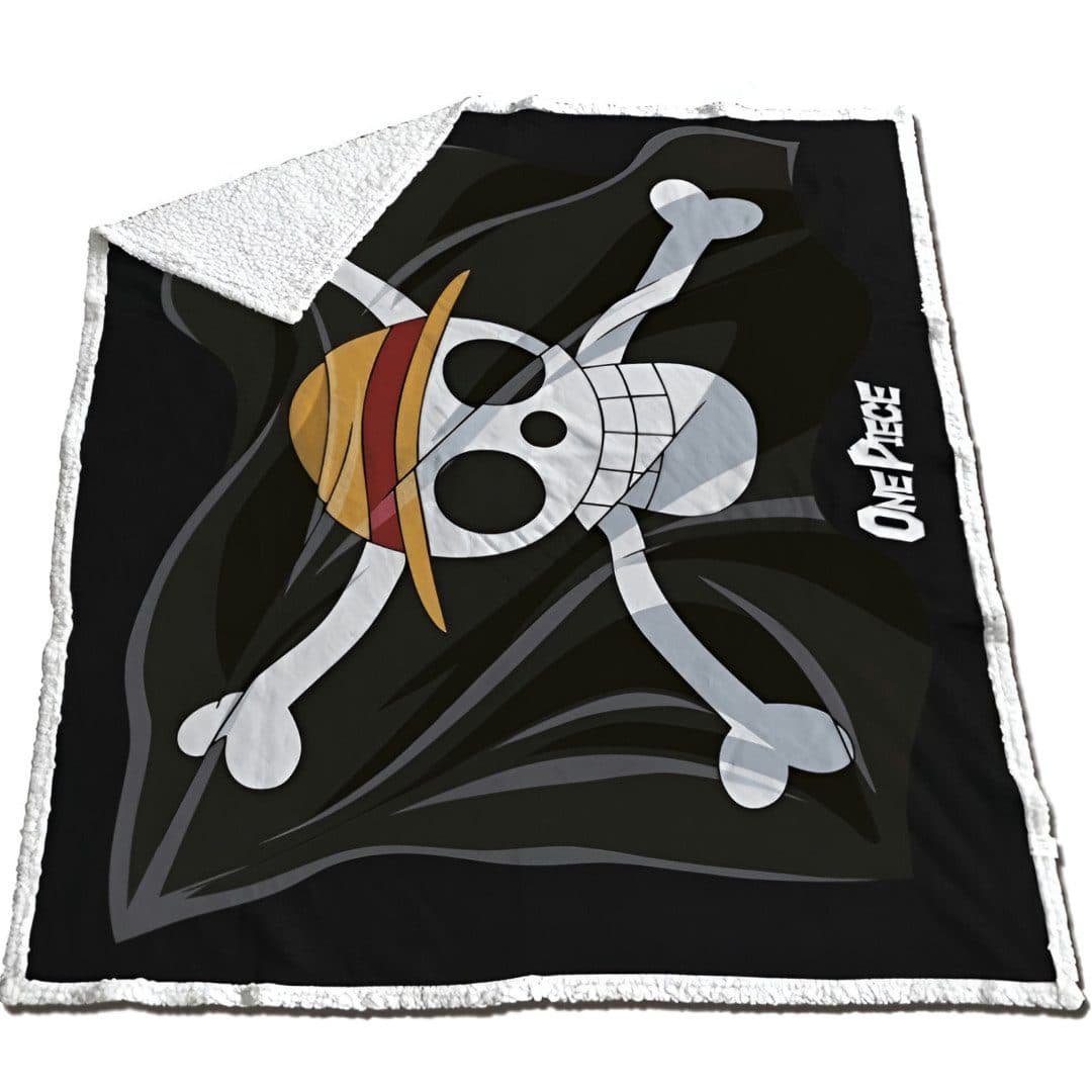 One Piece Anime Wohndecke Coral Fleece Piraten Design - Bild 2