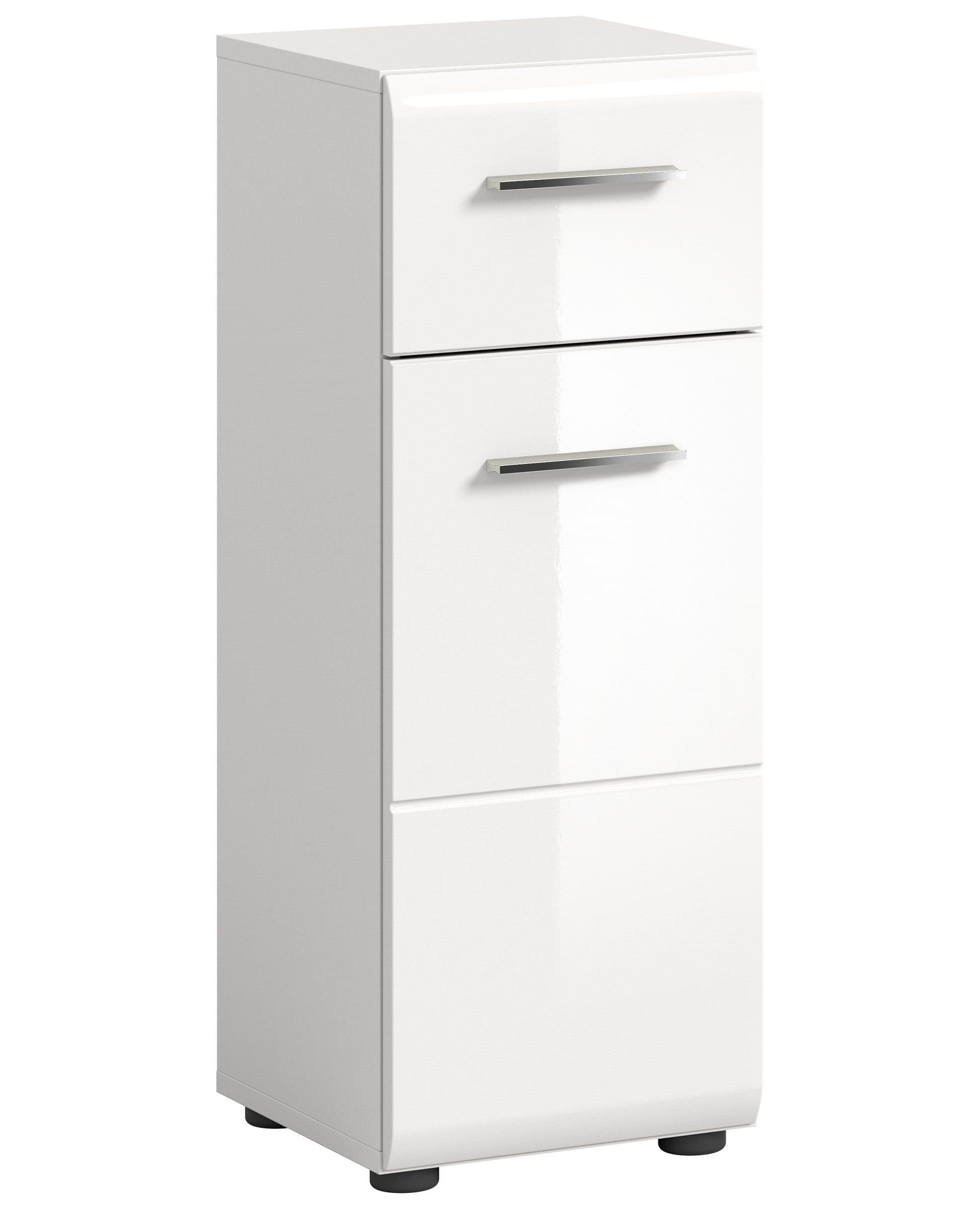 xonox.home Stauraumschrank Ice Weiß Hochglanz Modern - Bild 2