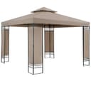 Casaria Pavillon Lorca 3x3m UV-Schutz 50+ Wasserabweisend Metall Bild 2