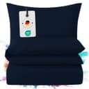 Carpe Sonno Mako Satin Bettwäsche Marine Blau Uni 2-teilig Bild 2