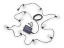 Reality Leuchten LED-Lichterkette 10-flammig Solar USB Schwarz Bild 2