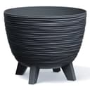 Prosperplast Blumentopf Furu Schale mit Füßen Anthrazit Bild 2
