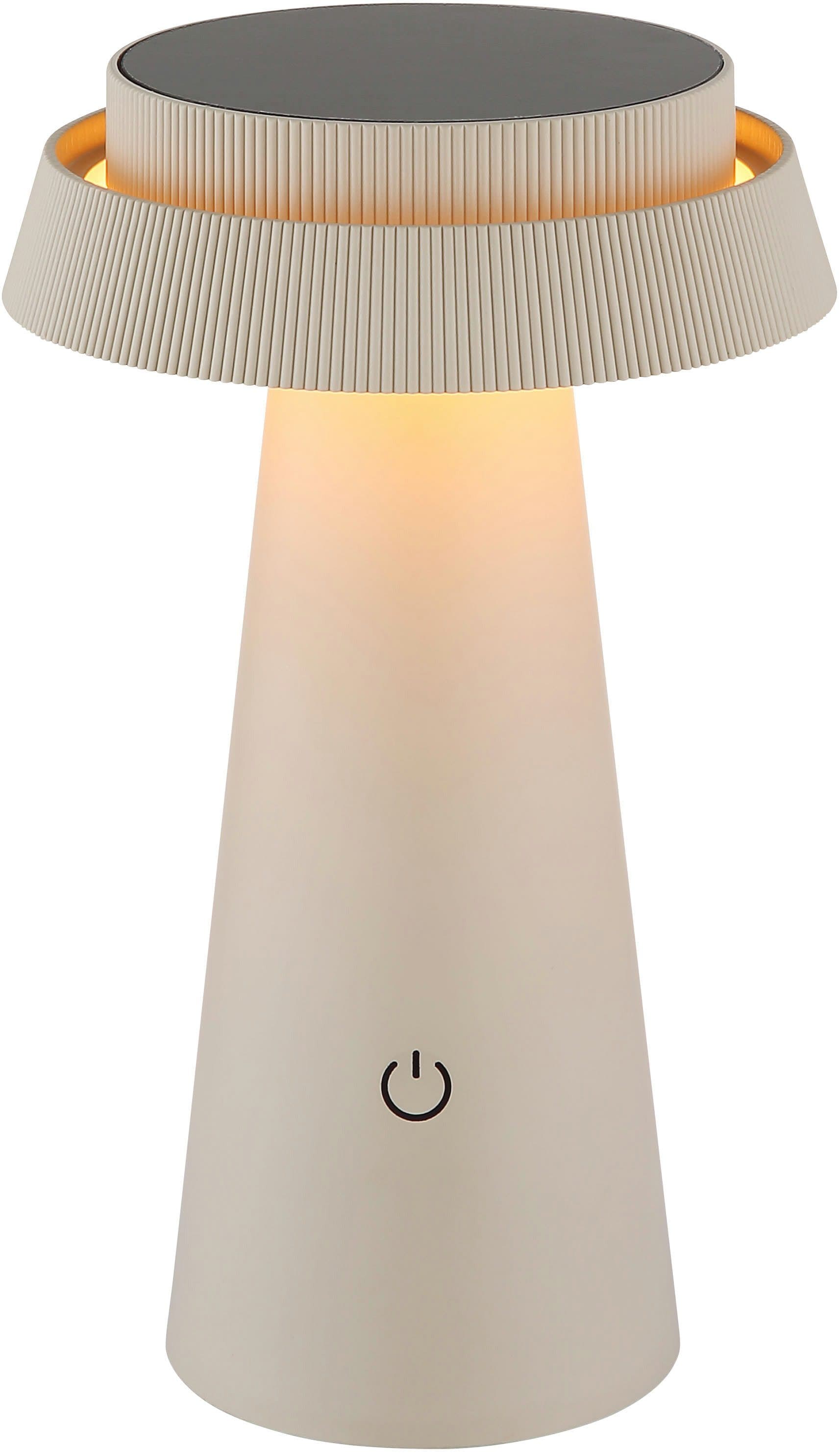 LED Solarleuchte MY HOME Taja Akkuleuchte Beige - Bild 2