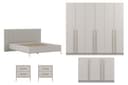Deine Möbel 24 Schlafzimmer-Set MIRELO 5-tlg. Kaschmir Gold Bild 2