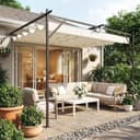 Outsunny Pergola mit Verstellbarem Dach UV30+ Schutz Bild 2